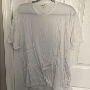 White Men's Crew Neck Tee